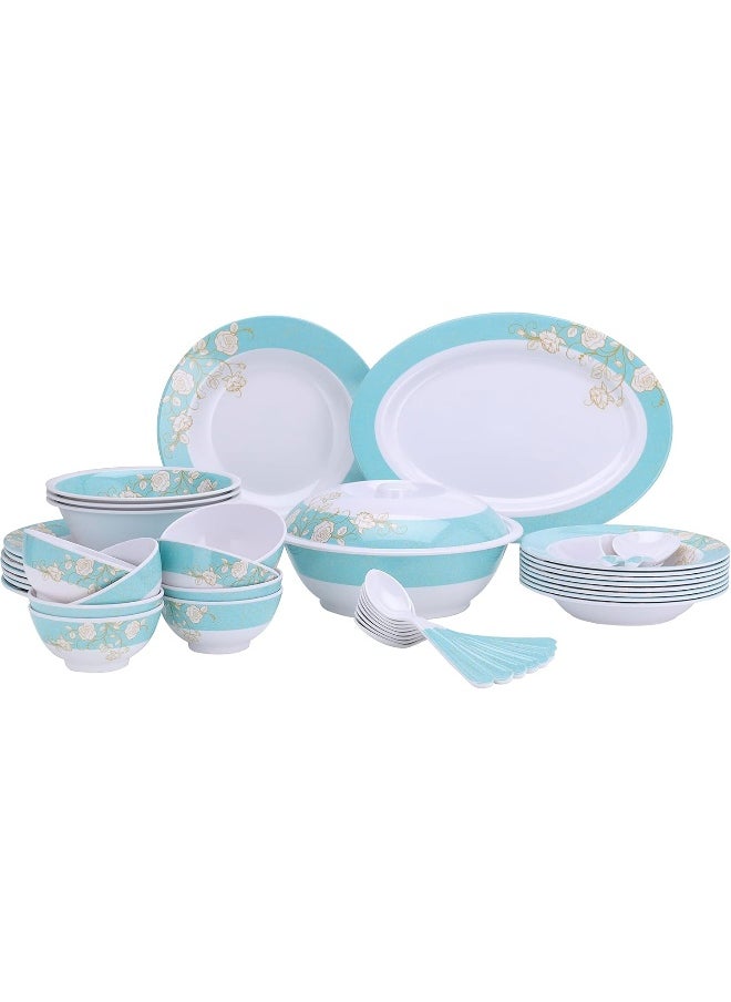 DELCASA - Delcasa DC2111 Melamine Dinner Set 40-Pieces - Image 1