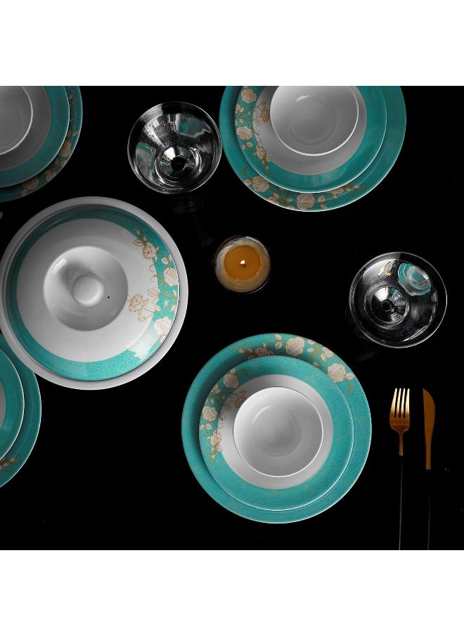 DELCASA - Delcasa DC2111 Melamine Dinner Set 40-Pieces - Image 1
