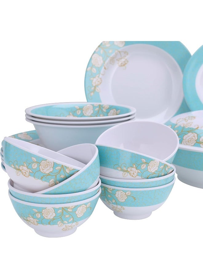 DELCASA - Delcasa DC2111 Melamine Dinner Set 40-Pieces - Image 1