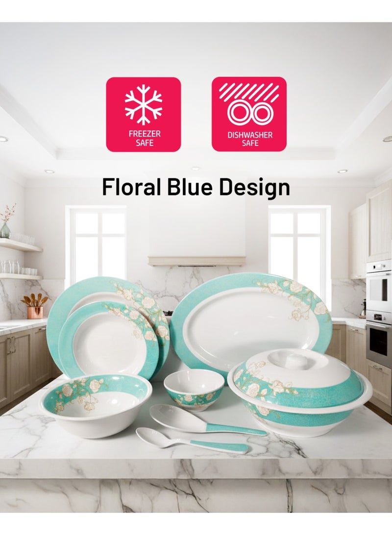 ديلكاسا طقم عشاء من الميلامين 40 قطعة - Image 3