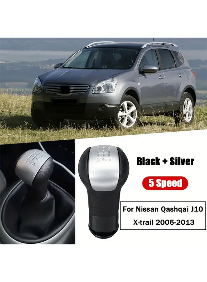 5 Speed Manual Gear Shift Knob For Nissan Qashqai X Trail 2006 2013 Auto Interior Upgrade - Image 1