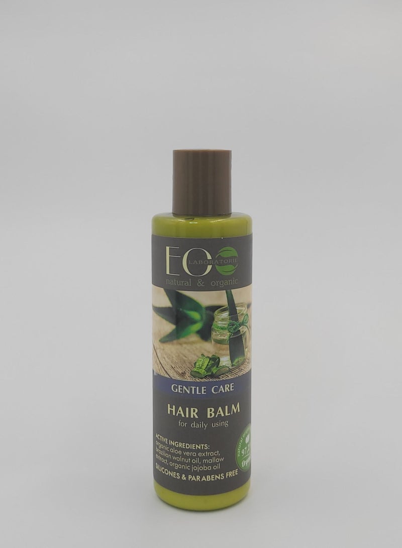 EO Laboratorie natural & organic Organic Gentle Care Hair Balm For Daily Using With Aloe Vera 200ml  - Image 1
