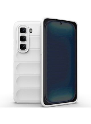 Premium Protection Back Silicone Case Compatible with Infinix Hot 50 4G/Hot 50 Pro 5G/Hot 50 Pro+ 4G Magic Shield Shockproof Case with Camera Protection (White) - pzsku/Z866EF6F8E0013086103CZ/45/1750102662/6e3d8edc-3e97-4399-9842-048dc3567be5