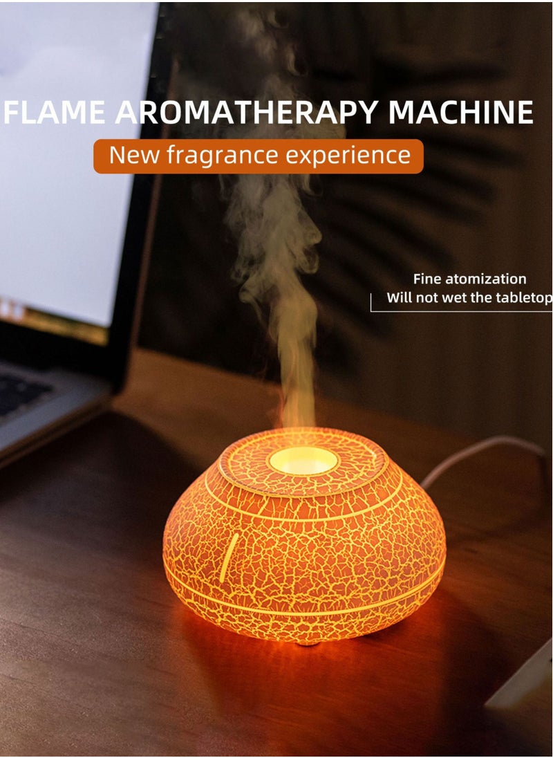 Necomi - Flame Humidifier,Automatic Off Aromatherapy Diffuser,7 Color Mode Variations Flame Lamp Humidifier For Home, Office Or Gym - Image 1