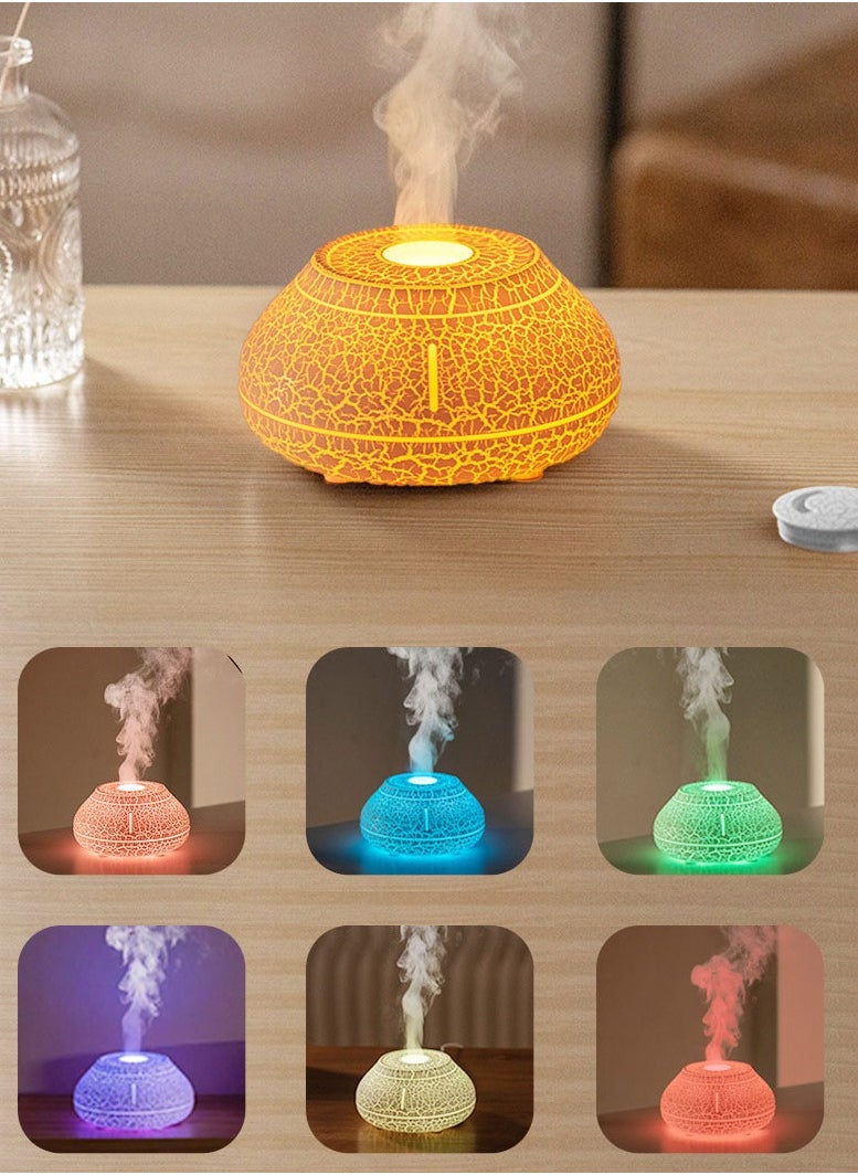 Necomi - Flame Humidifier,Automatic Off Aromatherapy Diffuser,7 Color Mode Variations Flame Lamp Humidifier For Home, Office Or Gym - Image 1