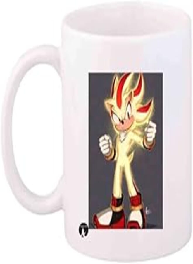 RYN RYN PRINTED/Sonic/Mug White Yellow Red Standard Size