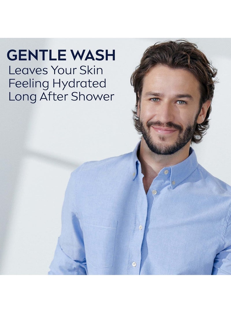 NIVEA MEN NIVEA MEN Maximum Hydration Body Wash with Aloe Vera, Long-Lasting Hydrating Body Wash for Men, 3 Pack of 16.9 Fl Oz Bottles  - Image 3