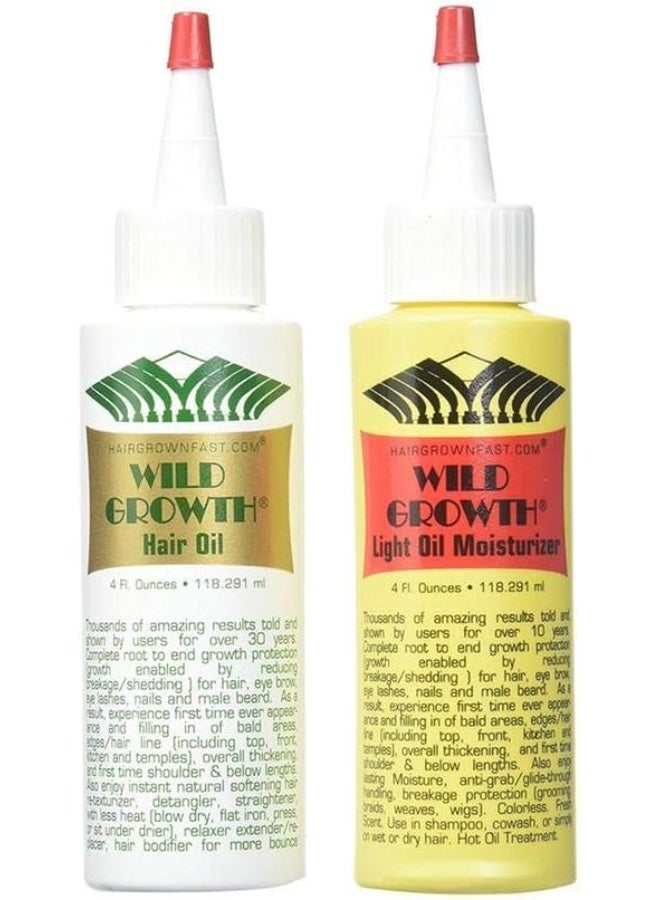 وايلد جروث نظام وايلد جروث للعناية بالشعر، 4 أونصة سائلة (عبوة من 2) - Image 1