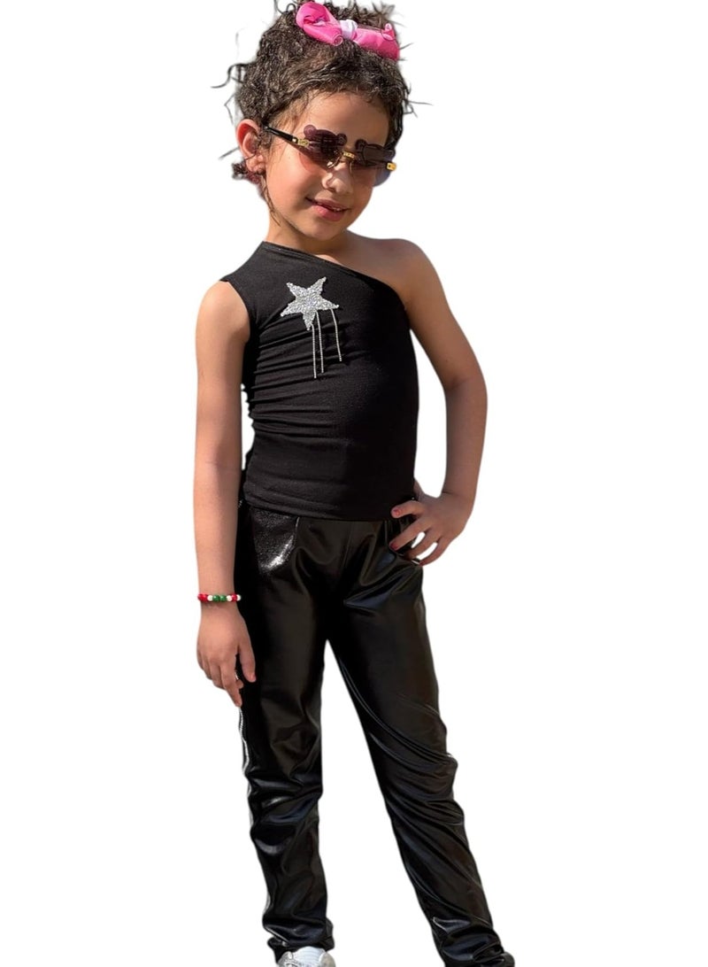 BODY ONE SHOULDER COTTON LYCRA GIRLS TREATED ANTI-ALLERGENIC