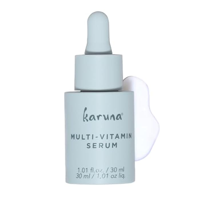 Karuna Skin - MULTI-VITAMIN Day & Night Serum with Vitamins A, B3, B5, B6, C & E, Niacinamide Serum for Face, Antioxidant Serum for Face, 30 ml - Image 1
