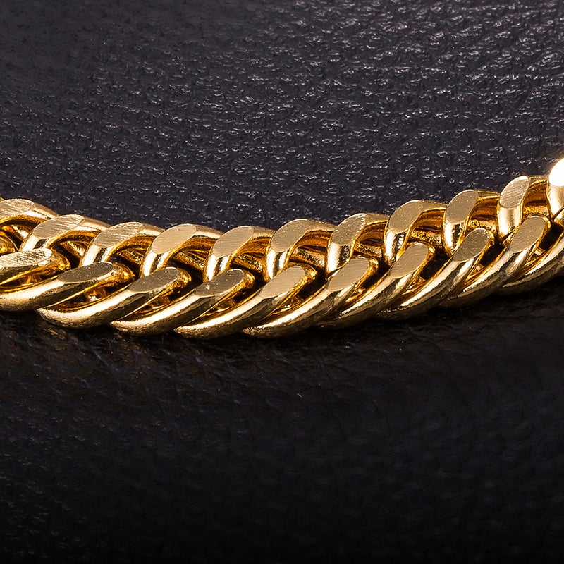 Fashion Men Stainless Steel Faux Curb Link Chain - Image 5