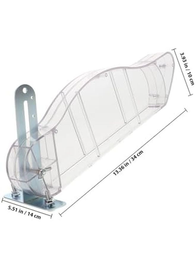 Transparent Table Saw Dust Cover with Safety Shield Clear Plastic Guard for Woodworking - Image 3