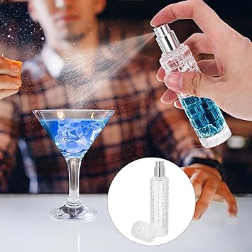 DEARMAMY ديار مامي رذاذ الكوكتيل 30 مل زجاج رذاذ الكوكتيل فيرموث رذاذ مرطبات زجاجة رذاذ للكوكتيلات زيت الزيتون محمولة قابلة لإعادة التعبئة زجاجة رذاذ عطر - Image 3