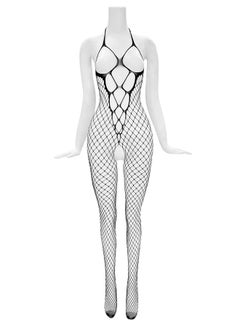 Corsets Suspender Mesh Lingerie  1 Piece Black