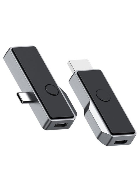 HDMI Transmitter and Receiver, Support Type-C 3.1(with DP Protocol) Phone/Tablet/Laptop, Plug & Play, Portable Wireless HDMI Extender Kit for Streaming Video/Audio to HDTV/Projector/Monitor