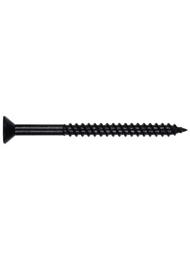 Hillman The Hillman Group 39242 8 x 2-Inch Flat Head Phillips Twin Thread Cabinet Screw, 100-Pack , Black