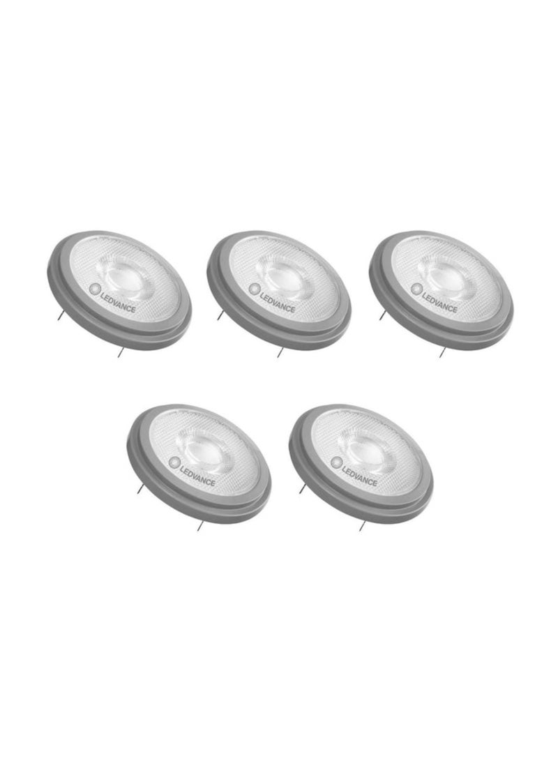 OSRAM Ledvance AR111 LED Bulb G53 Spot Reflector 13.5W 950lm 24D - 927 Extra Warm White Dimmable - Replaces 100W - Pack of 5 - Image 1