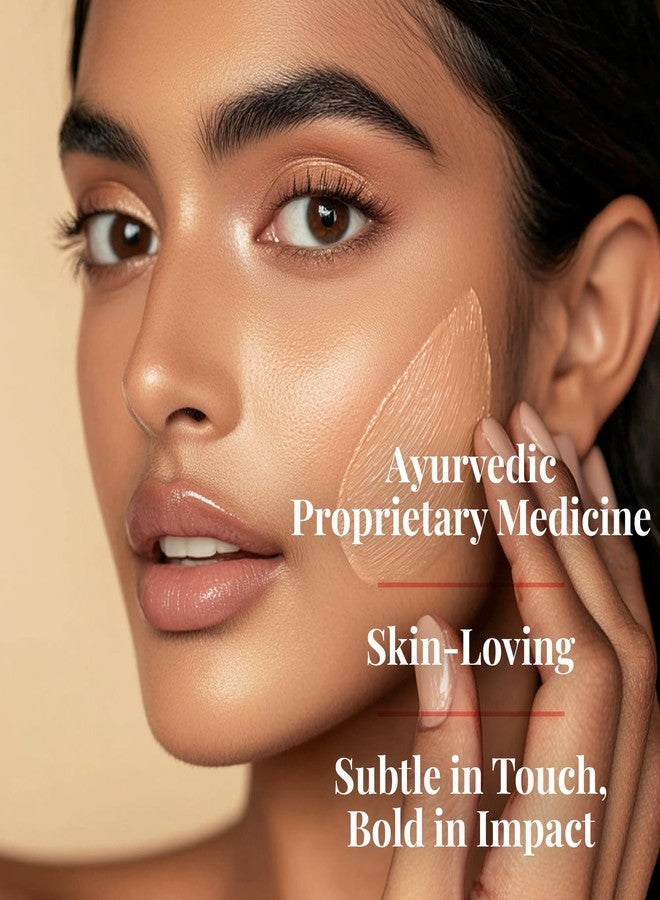 جاست هيربز كريم أساس سيروم من جست هيربس بعامل حماية من الشمس 30+ | تغطية قابلة للتعديل ولمسة نهائية طبيعية | خالٍ من البارابين والزيوت المعدنية | مناسب للبشرة الهندية | خفيف الوزن ومرطب | 30 مل (بيج) - Image 3