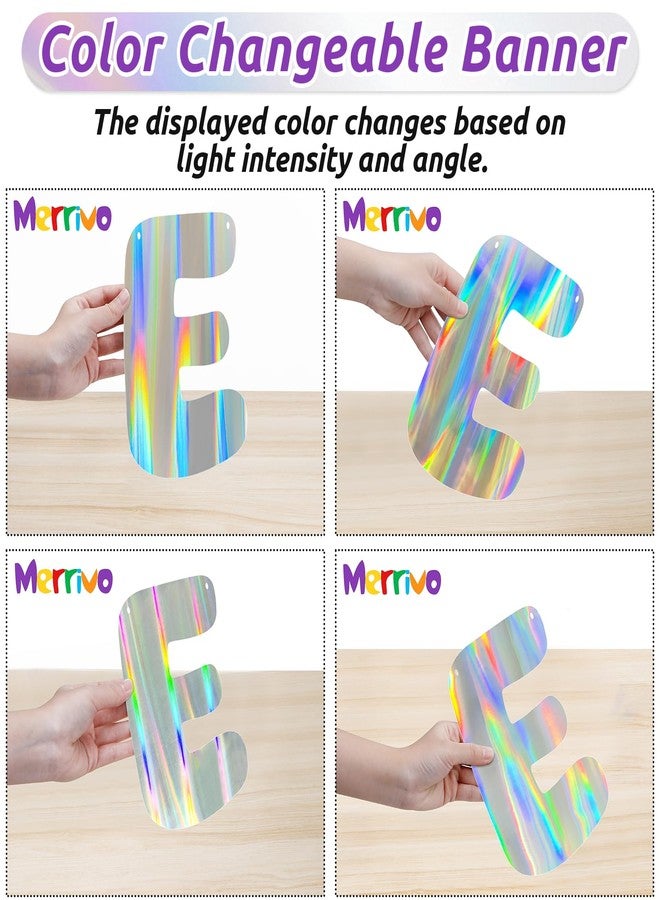 Merrivo Iridescent Welcome Home Banner, Pre-Strung DIY Welcome Home Decorations - Image 4