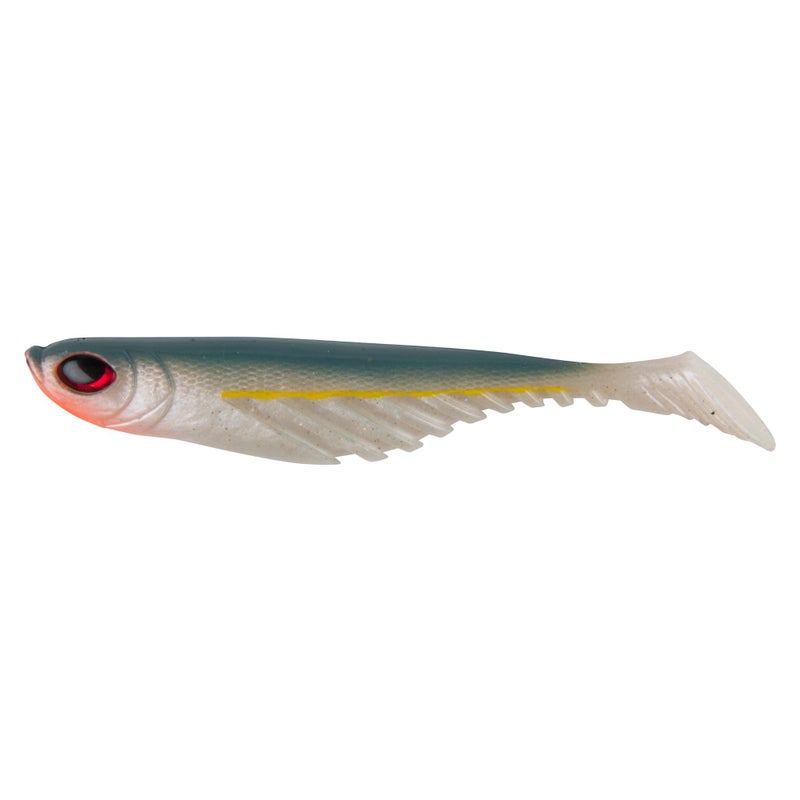 Berkley PowerBait Ripple Shad Fishing Bait, Racy Shad, 3 1/2in | 9cm, Irresistible Scent & Flavor, Realistic Profile, Unique Swimming Action, Ideal for Bass, Walleye, Pike and more - Image 1