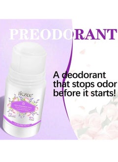 IKZEE Whole Body Deodorant Stick Lavender and Rose 72 Hour Odor Control Aluminum Free Baking Soda Free Natural Scented Skin Safe for Armpit Privates and Other Parts Odor Control Cream 40g  - Image 5