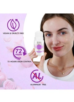 IKZEE Whole Body Deodorant Stick Lavender and Rose 72 Hour Odor Control Aluminum Free Baking Soda Free Natural Scented Skin Safe for Armpit Privates and Other Parts Odor Control Cream 40g  - Image 2