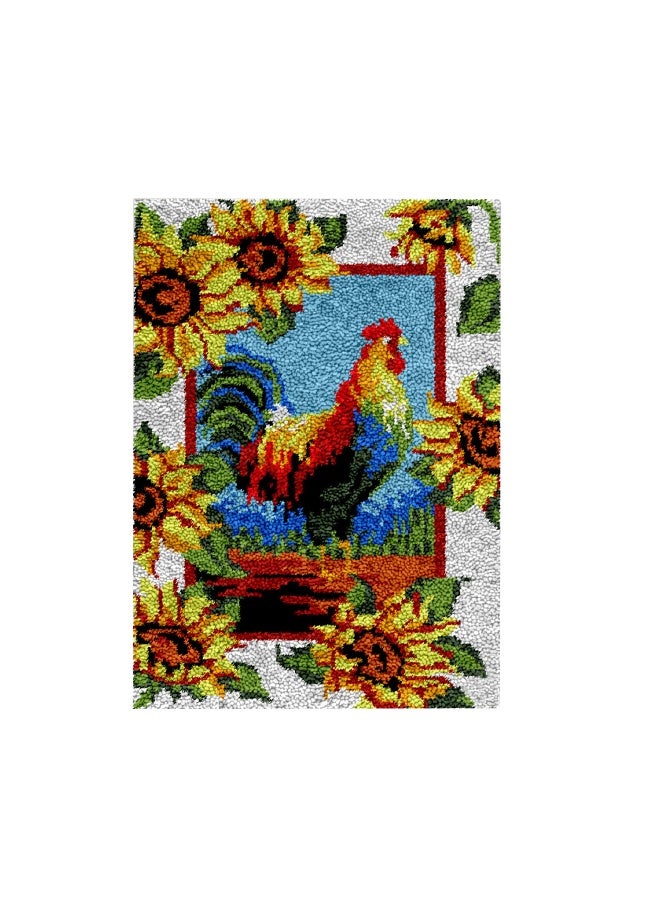 Loquat Craft Kit Embroidery Carpet Set Latch Hook Rug Kit Lovely Latch Hook Rug Kit For Kids Girls Latch Hook Desk Floor Mat Kit Latch Hook Kit Needlework Latch Hook For Beginner Hook Rug Kit