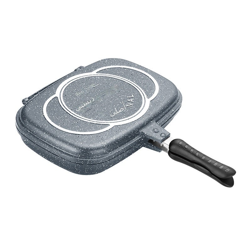 Royal Dessini Non-Stick Cast Aluminum Grill Pan for Steak and  Frying - Image 1