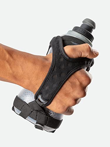 Nathan Running Handheld Quick Squeeze Water Bottle. No-Grip Adjustable Hand Strap. 12oz / 18oz / Insulated. Reflective Hydration Water Bottle. - Image 4