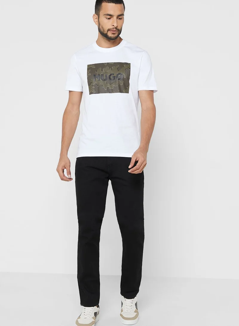 HUGO Design 2 Move Camo Graphic T-Shirt
