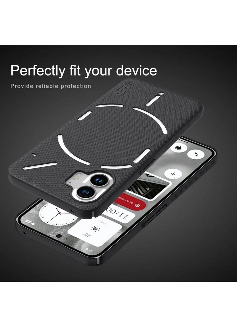 Nillkin For Nothing Phone 1 Case with Tempered Glass Screen Protector,  PC Material Full Body Protective Hard Shell,  Anti-Fingerprint Mobile Case, 6.55 inch 5G Slim Fit Phone Back Cover Accessories - Image 5
