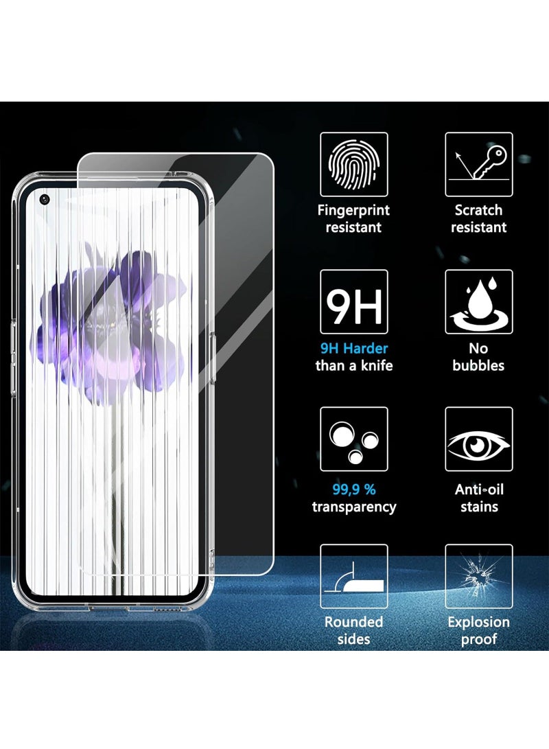 Nillkin For Nothing Phone 1 Case with Tempered Glass Screen Protector,  PC Material Full Body Protective Hard Shell,  Anti-Fingerprint Mobile Case, 6.55 inch 5G Slim Fit Phone Back Cover Accessories - Image 4