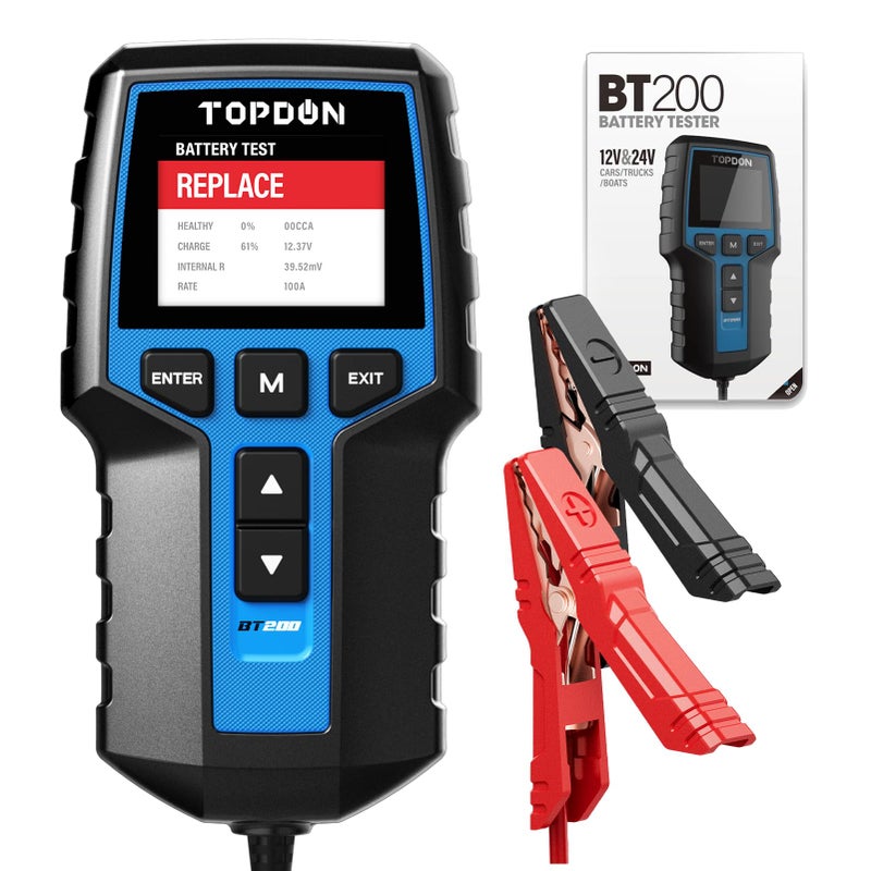 TOPDON USA 12V Battery 12V24V System Tester