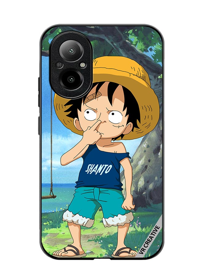 VR CREATIVE Protective Case Cover For Realme C67 4G Monkey Dluffy Design Multicolour - Image 1