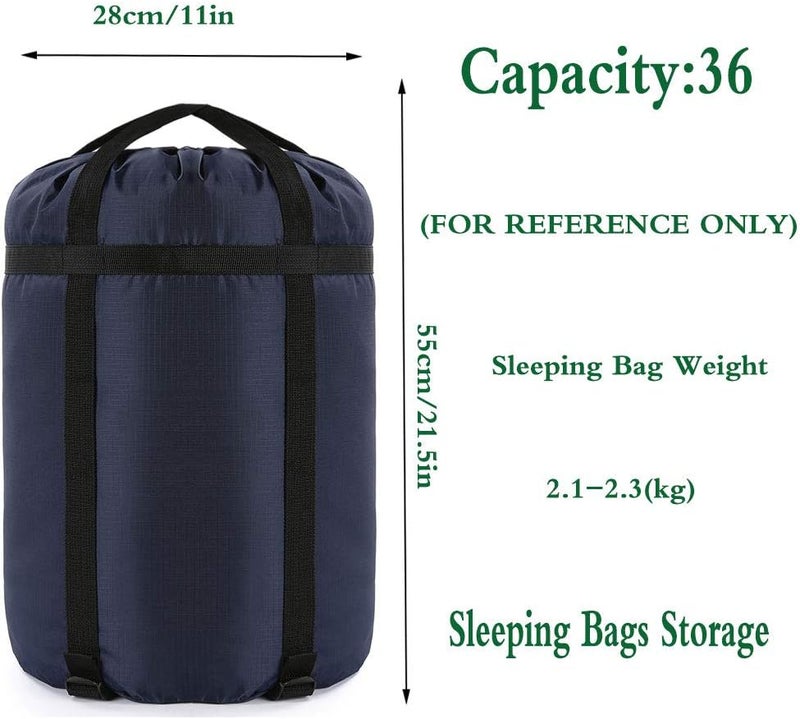 Borogo Compression Stuff Sack, 24L/36L/46L Sleeping Bags Storage Stuff Sack Organizer Waterproof Camping Hiking Backpacking Bag for Travel - Great Sleeping Bags Clothes Camping - Image 2