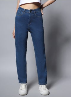 HIGH STAR Straight Fit Jeans for Women - Indigo Clean Look  - Image 2