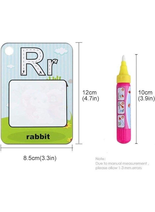 26-Letter Color Drawing Cards Children’s Magic Graffiti Learning Toys - Image 2