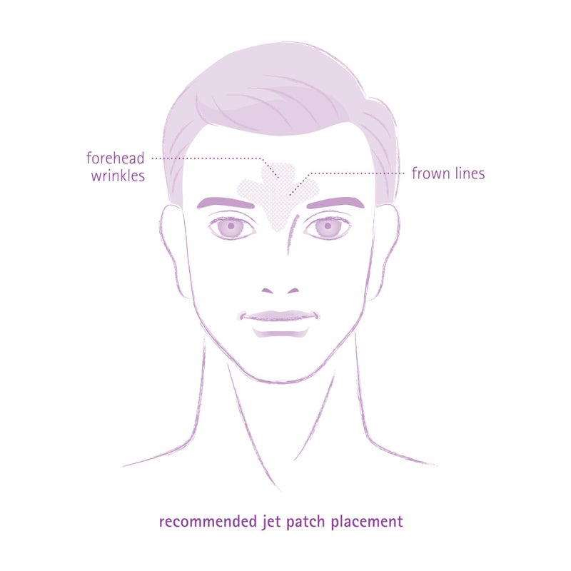 Toute Nuit by Mimiko Inc. Toute Nuit Wrinkle Patches â€“ Jet â€“ Face Tape for Forehead and Large Frown Lines â€“ Hypoallergenic Anti Wrinkle Patches â€“ 20 Count, Made in USA - Image 5