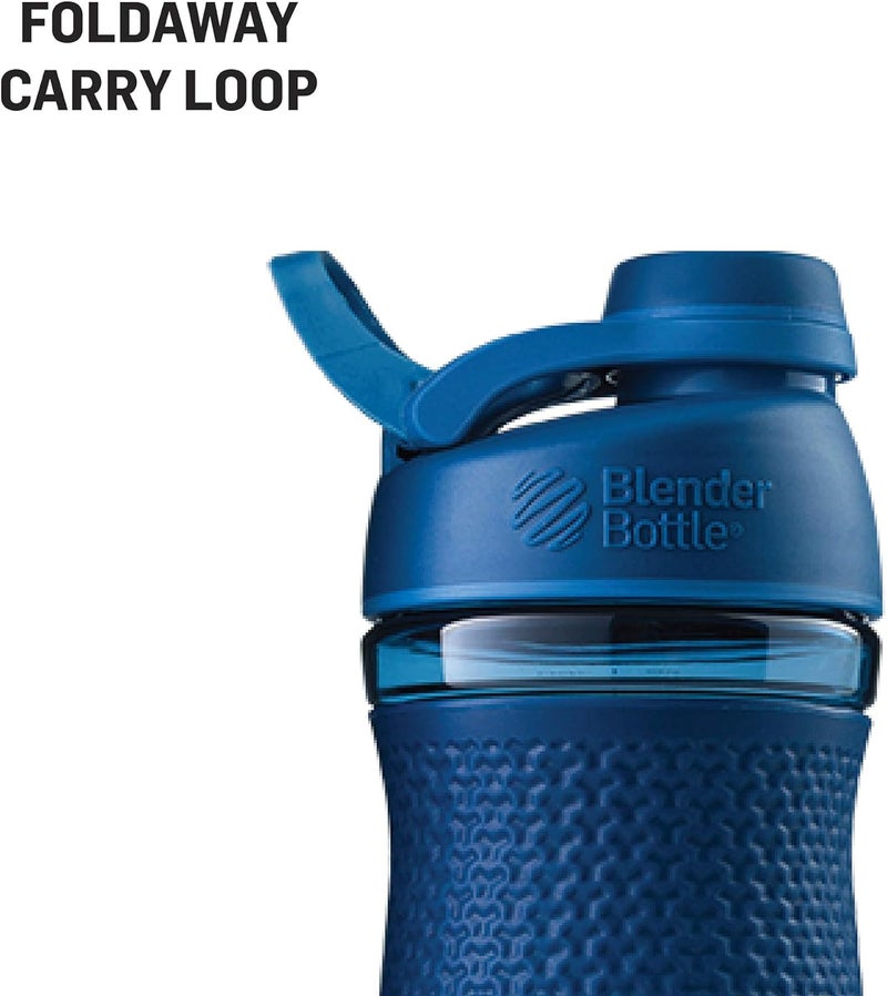 BlenderBottle SportMixer Shaker Bottle Perfect for Protein Shakes and Pre Workout 28Ounce Navy - Image 3