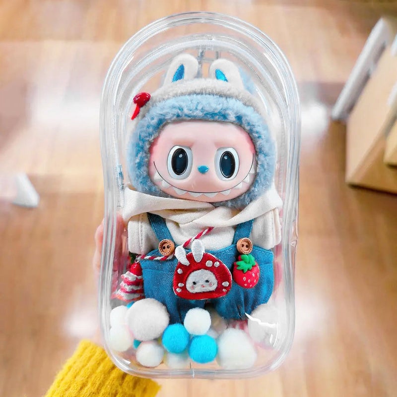 Labbu Protective PVC Clear Baby Carrier Bag - Cute Dustproof Hanging  Organizer - Image 3
