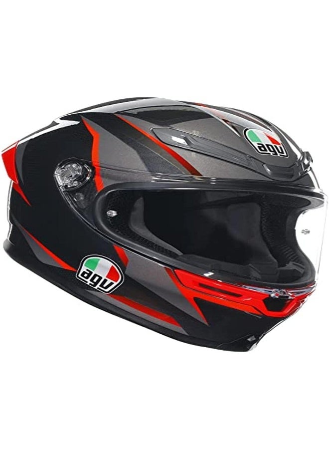 AGV K6 S E2206 MPLK SLASHCUT Helmet Black/Blue/Red XL