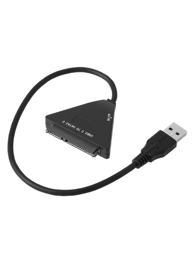 SATA III HDD SSD Hard Drive Converter Adapter Cable Black - Image 1