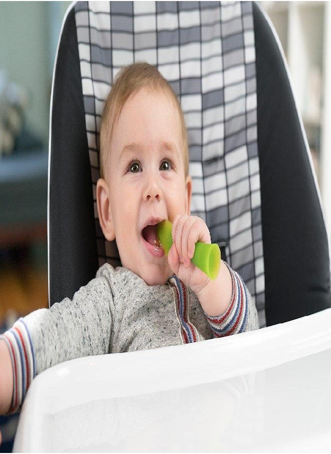 Olababy Olababy 100% Silicone Soft-Tip Training Spoon for Baby Led Weaning 2pack  - Image 4