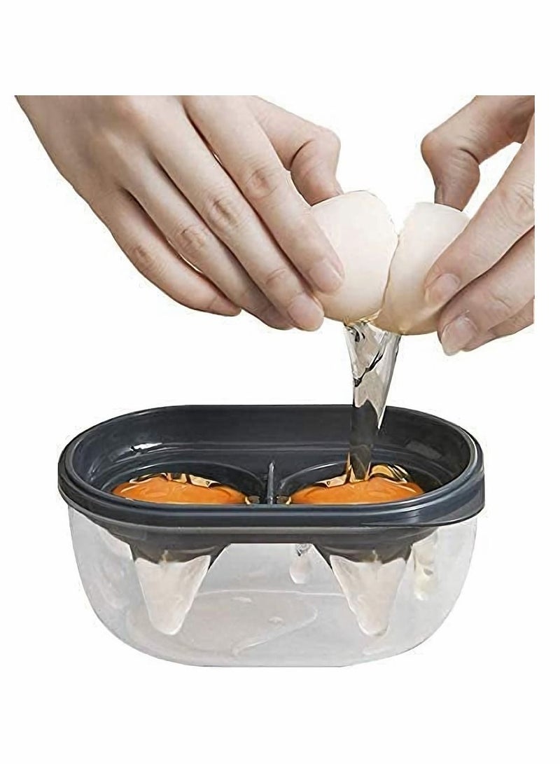 Excefore Egg White Egg Yolk Separator Divider Tool With Storage Box Filter Container Food Grade Kitchen Eggs Baked Dessert Tools  - Image 1