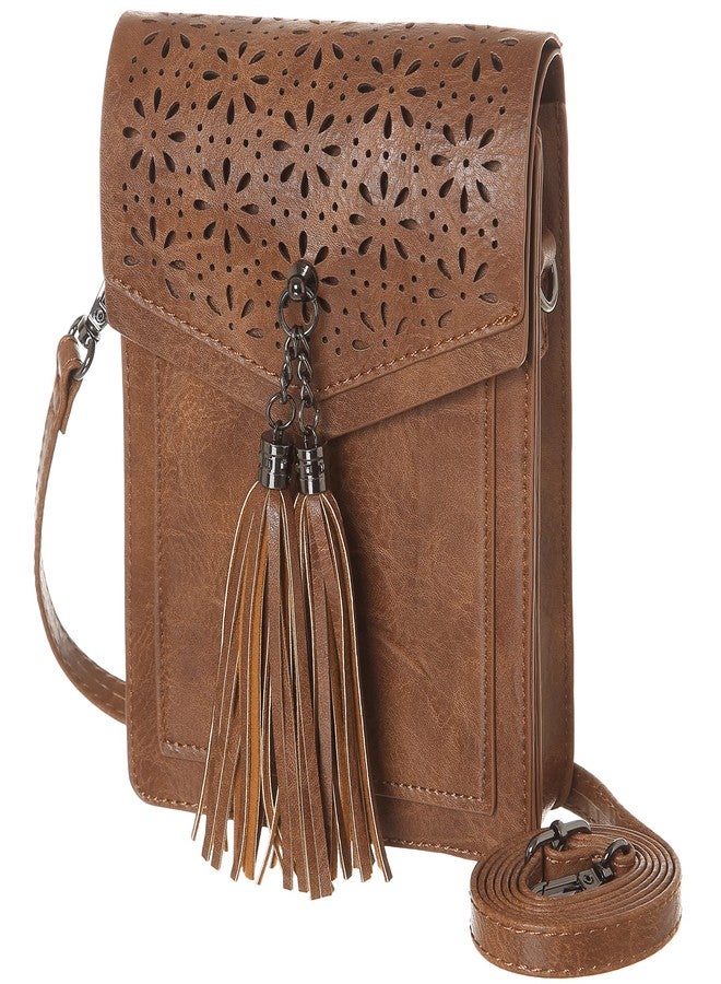 INICAT Small Crossbody Bags for Women Unique Gifts for Teenage Girl Cell Phone Purse Cross Body Bag For Woman Wallet Purse(Brown) - Image 1