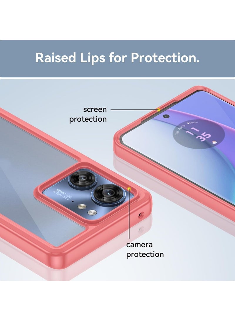 general Compatible with Motorola Edge 40 Case, No Yellowing Military Grade Drop Protection Thin Flexible Silicone TPU Shockproof Protective Slim Fit Phone Cover for Moto Edge 40 - Image 2
