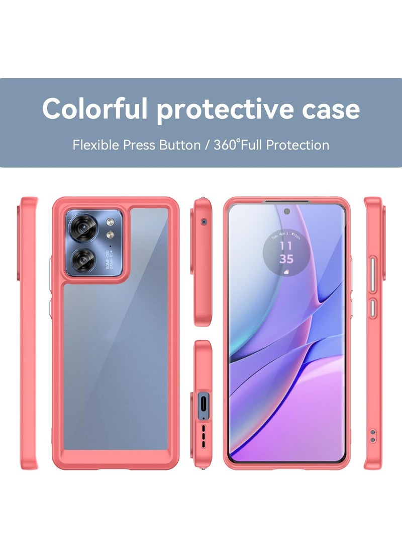 general Compatible with Motorola Edge 40 Case, No Yellowing Military Grade Drop Protection Thin Flexible Silicone TPU Shockproof Protective Slim Fit Phone Cover for Moto Edge 40 - Image 4