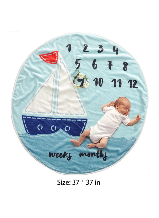 Monthly Milestone Baby Blanket - Image 2