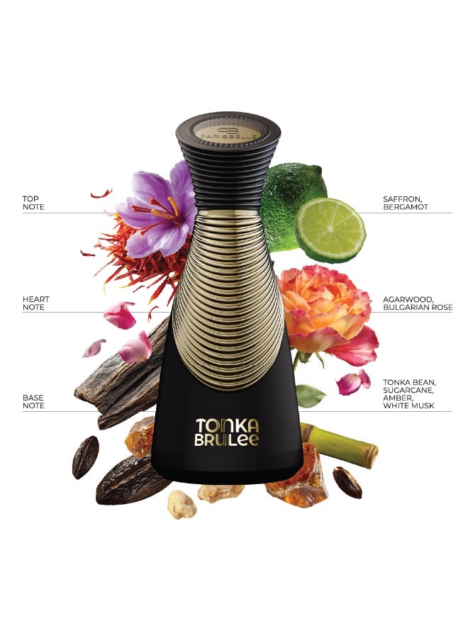 Parisbelle TONKA BRULEE Gourmand  Extrait De Parfum 100ml - Image 3