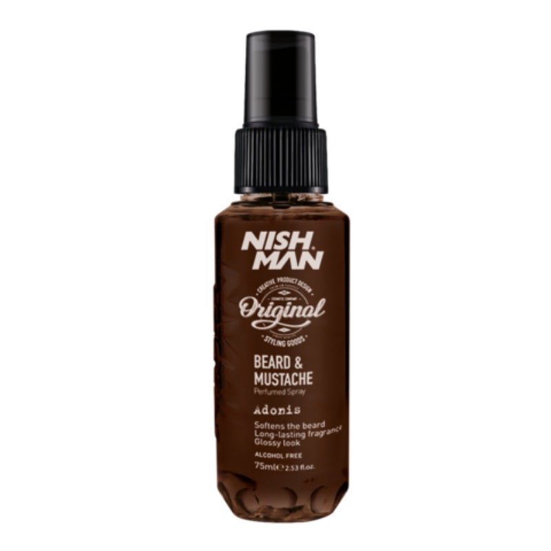 Nishman Beard Mustache and Hair Perfumed Spray 75ml